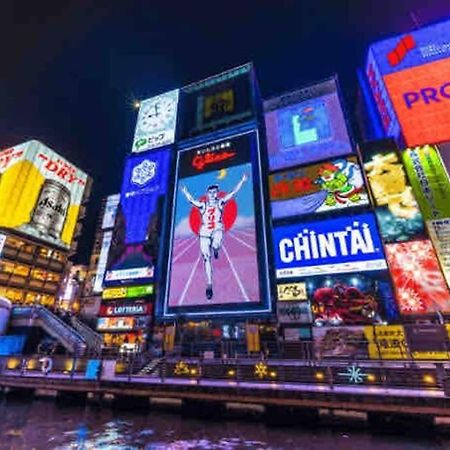 ー 8Greige ー 2Min Dotonbori Namba Kuromon Osaka Usj Wifi Unlimited Apartamento Exterior foto